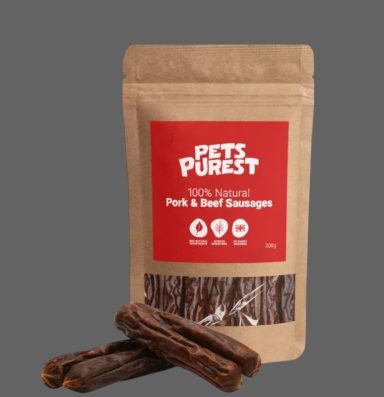Pork & Beef Sausages Sausage Dog Treats